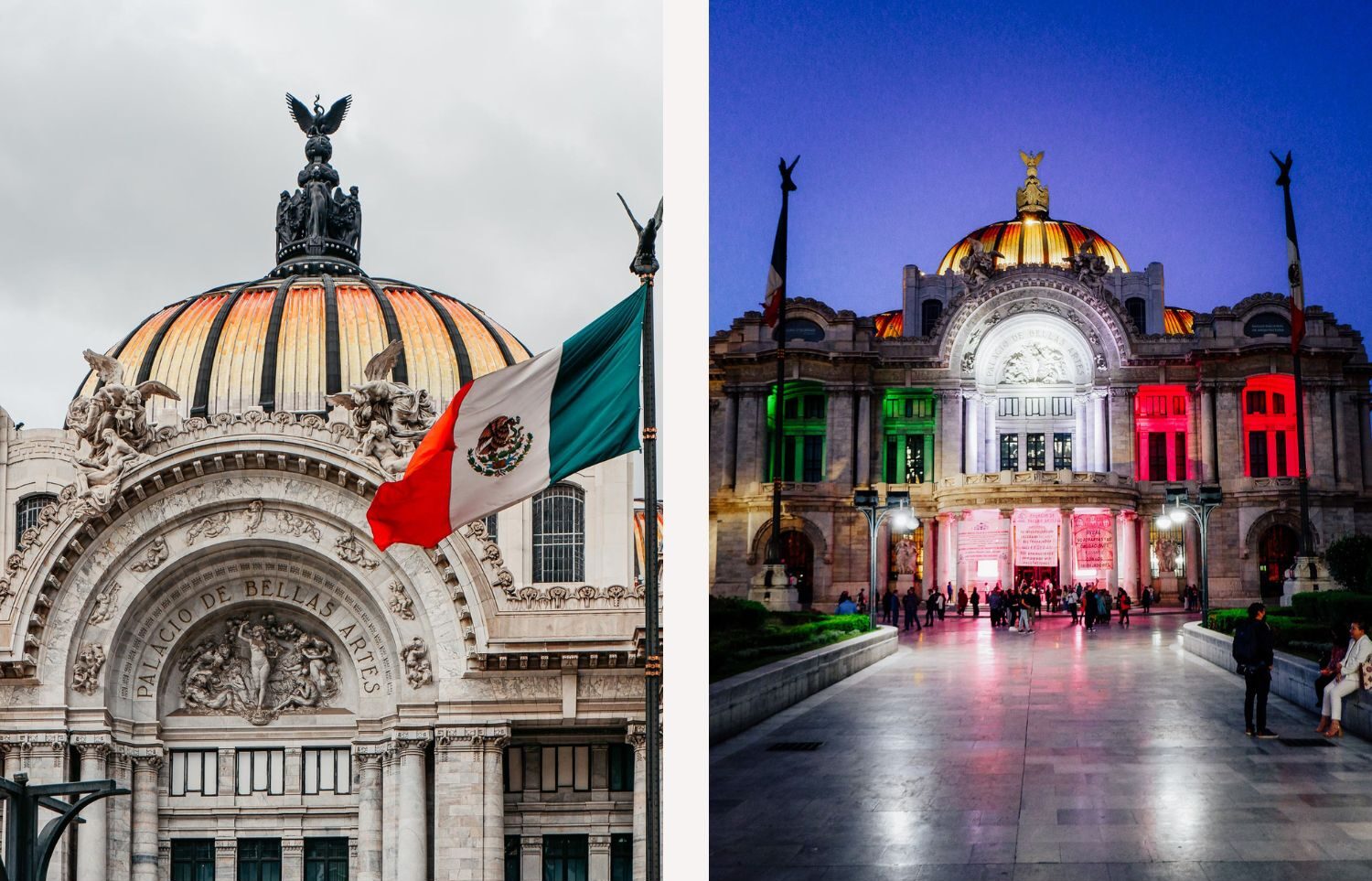 Unmissable places in Mexico City : Enjoy an exhibition or a concert to the Palacio Bellas Artes