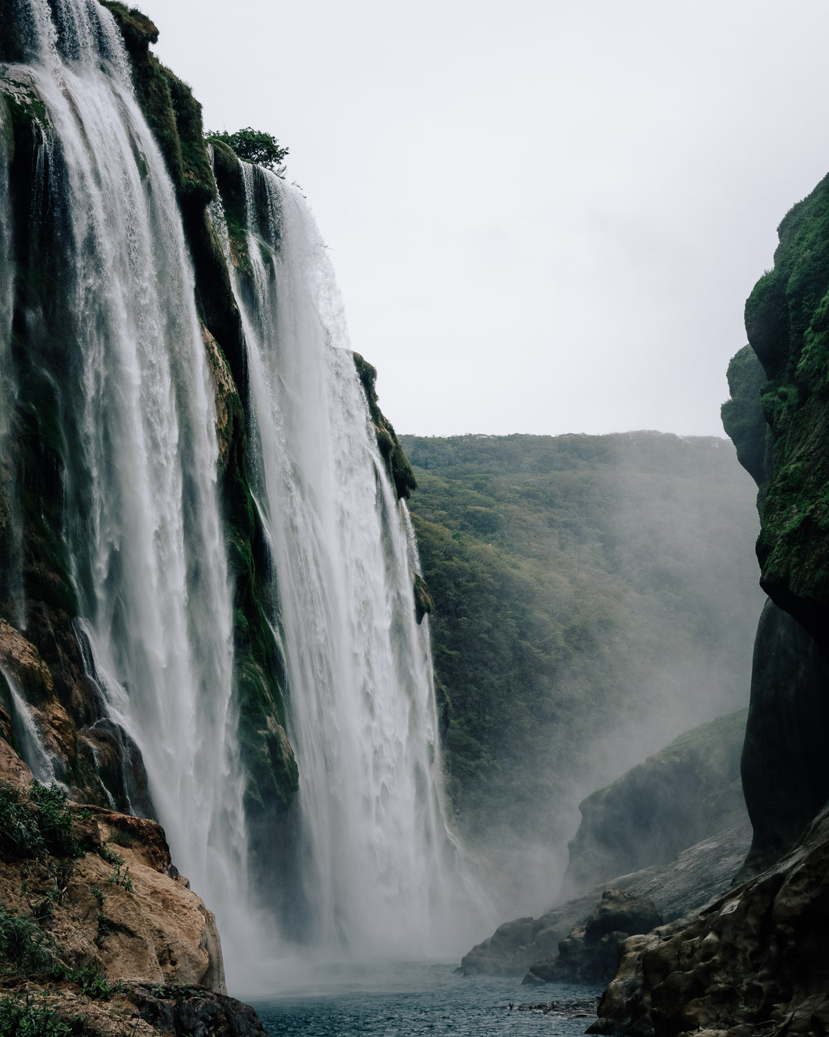Cascada Tamul, the most impressive waterfall of the Huasteca Potosina