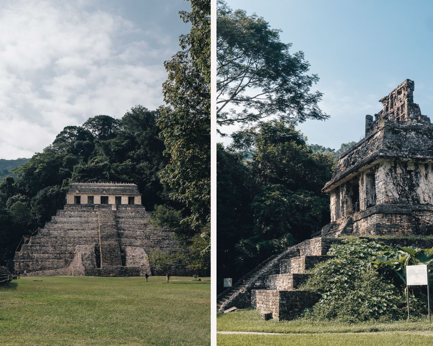 The archaeological site of Palenque